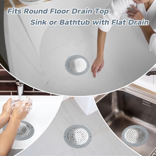 Tifanso Shower Drain Hair Catcher