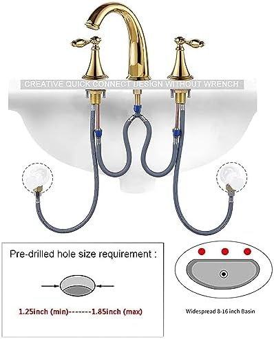 Beelee Gold Solid Brass Faucet