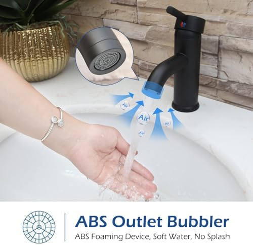 Greenspring Matte Black Bathroom Faucet