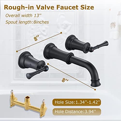 Bathensaved Wall-Mount Faucet