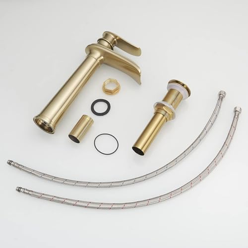 Greenspring Brushed Gold Vessel Sink Faucet