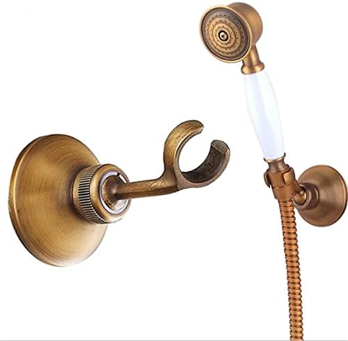 Retro Antique Brass Metal Bathroom Shower Holder
