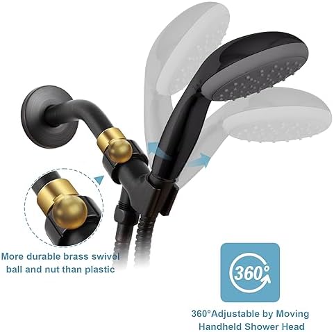 OFFO Oil Rubbed Bronze Shower Arm Mount - Durable Easy to Use