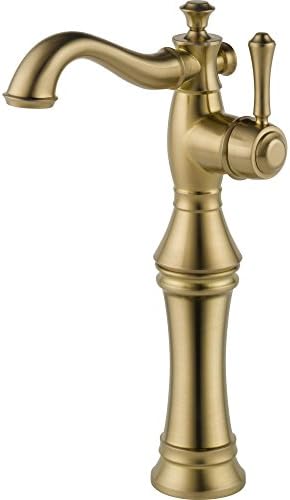 DeltaVessel Touch Faucet 541x341x541 inches Champagne Bronze