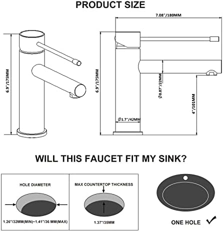 Stylish Black Gold Faucet Stainless Steel