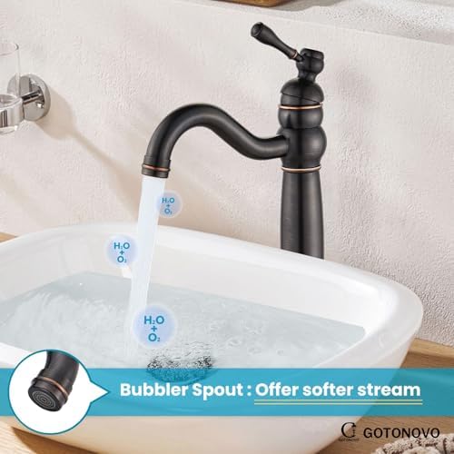 Sturdy Touch-Single Handle Wall-Mounted Bathroom Faucet with Pop-Up Drain