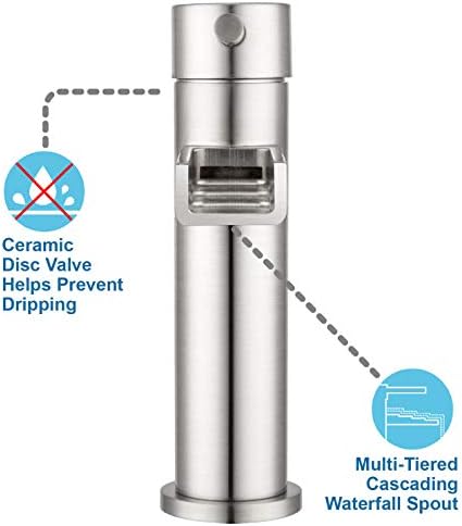 Modern Touch Faucet with Satin Nickel Finish