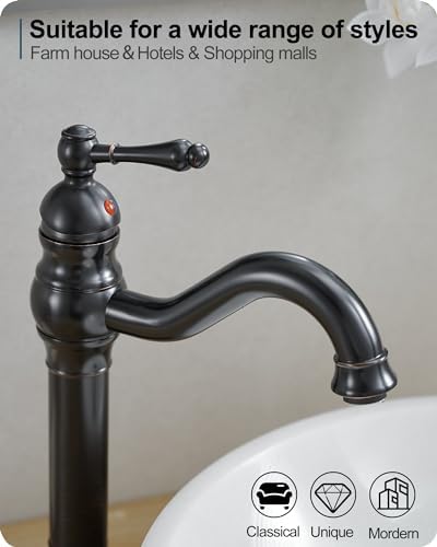 BlADE Oil Rubbed Bronze 360-Degree Bathroom Faucet