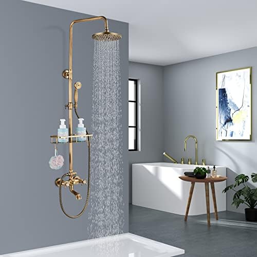 8-Inch Rainfall Faucet Set