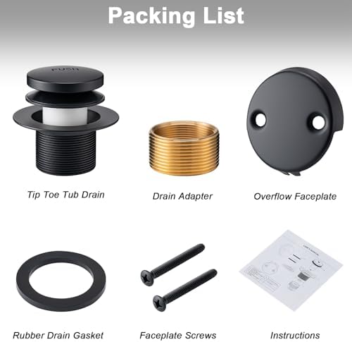 BOOMIBOO Bathtub Drain Kit