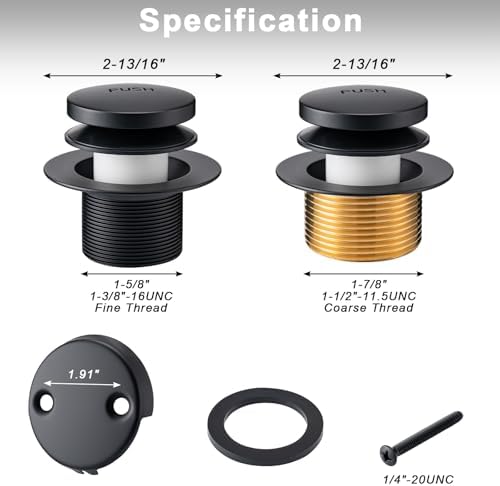 BOOMIBOO Bathtub Drain Kit