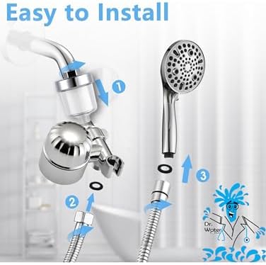 Dual Filtered Handheld Shower Head