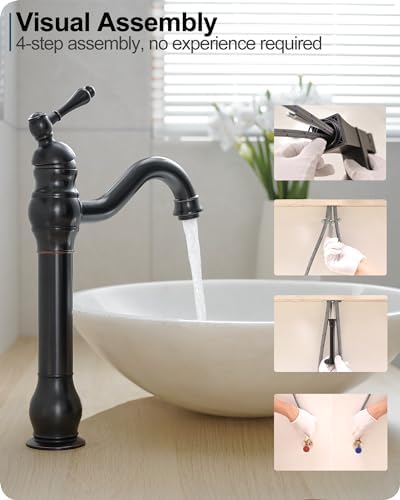BlADE Oil Rubbed Bronze 360-Degree Bathroom Faucet