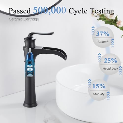 Luxury Touch-Panel Faucet Black 12 GPM Flow rate