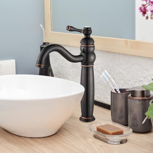 Sturdy Touch-Single Handle Wall-Mounted Bathroom Faucet with Pop-Up Drain