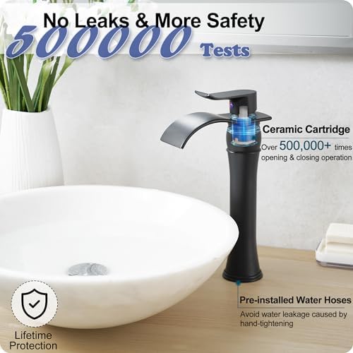 Efficient Stylish Single-Handle Vessel Faucet