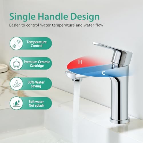 Faustina Chrome Single Hole Faucet True Faucet Series