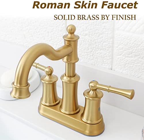 Elegant Winkear 2-Handle Deck-Mount Bathroom Sink Faucet