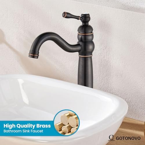 Sturdy Touch-Single Handle Wall-Mounted Bathroom Faucet with Pop-Up Drain