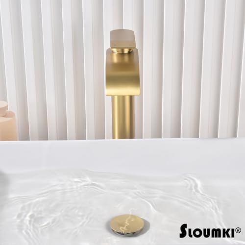 Single-Handle Gold Faucet Modern Touch Faucet