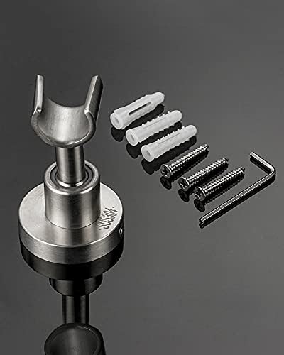 PHASAT Sturdy 304 Stainless Steel Adjustable Wall-Mounted Handheld Shower Head Bracket