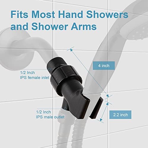 OFFO Oil Rubbed Bronze Shower Arm Mount - Durable Easy to Use