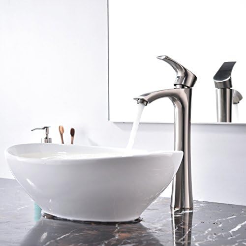 KINGGO HOME Single Handle Tall Vessel Sink Faucet