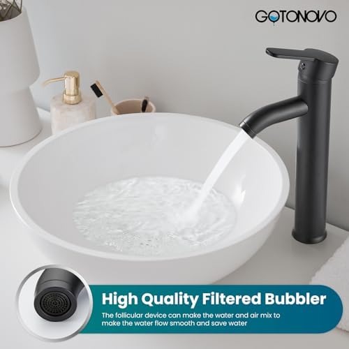 Single Handle Matte Black Bathroom Faucet