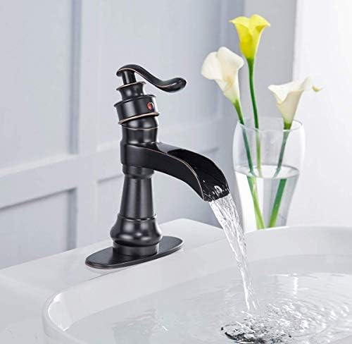 Durable Oil-Rubbed Bronze Faucet with Overflow