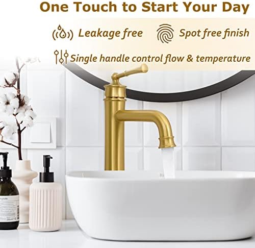 Leak-Proof Bathroom Faucet with PEX Hoses