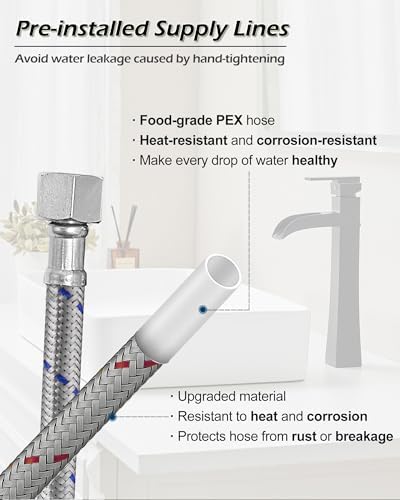 Elevate Your Bathroom Design with the Elegantly Tall Vessel Faucet