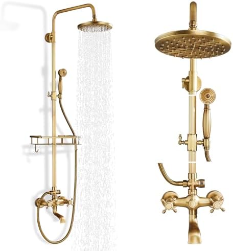 8-Inch Rainfall Faucet Set