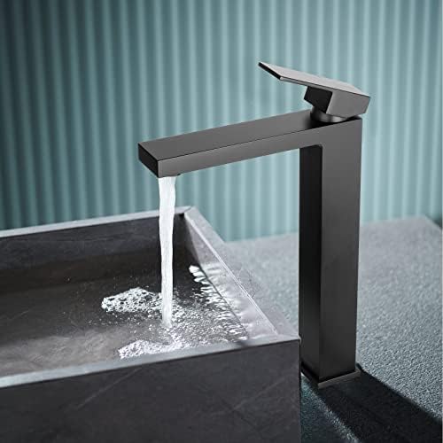 Matte Black Single-Handle Vanity Faucet Bath Fixtures