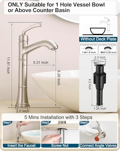 Brass Vessel Sink Faucet