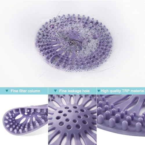Gotega Drain Strainers Effortless Hair Catcher Smart Solutions for Your Bathroom