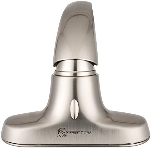 Dura Faucet DF-NML210-SN RV Single-Lever Bathroom Faucet Brushed Satin Nickel