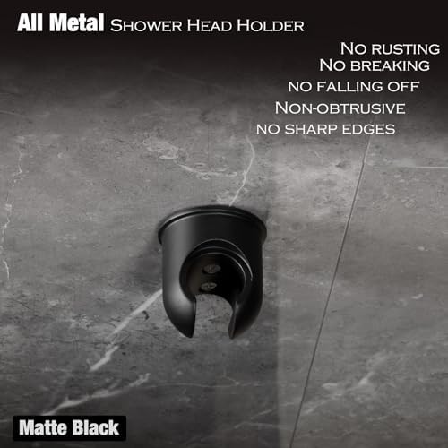 RIVOODS All Metal Handheld Shower Wand Holder