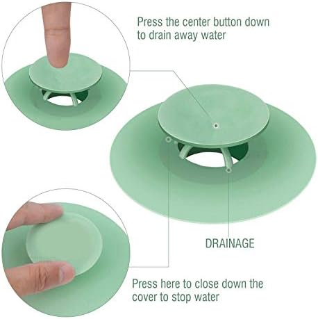 Connect 5 Two-In-One shower drain hair catcher