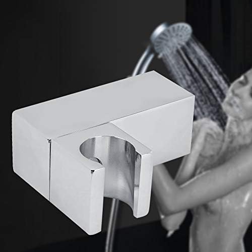 Restokii Home Copper Handheld Shower Holder Square Bracket 360-Degree Fixing