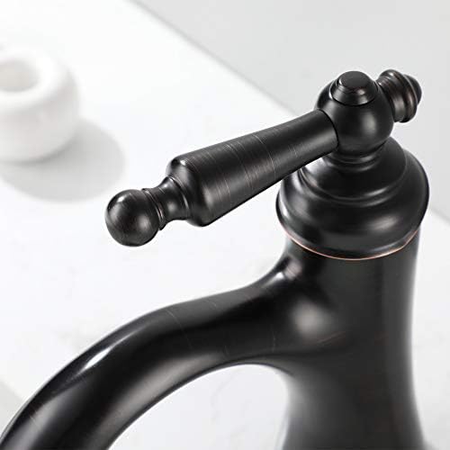 Newater Single-Handle Oil Rubbed Bronze Brass Bathroom Faucet