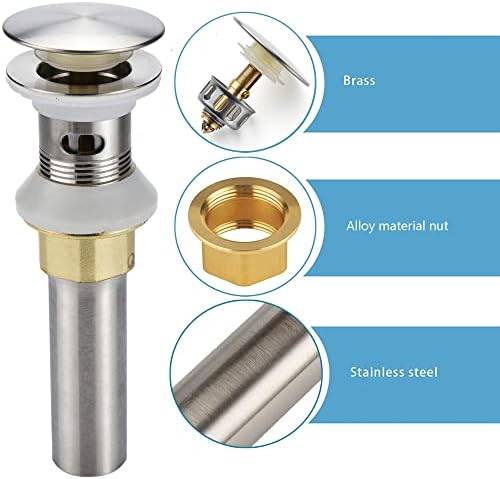 Premium Sink Drain Stopper Detachable Strainer Easy to Install for Your Bathroom
