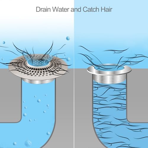 LEKEYE Detachable Shower Drain Hair Catcher