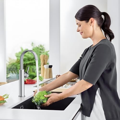 Premium Vessel Sink Faucet Hurran Brushed Nickel Modern Bathroom Fixtures