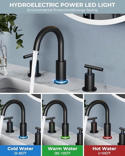 FORIOUS 3-Color LED Touch Faucet