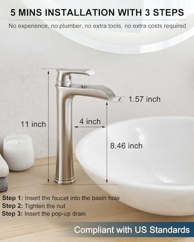 Elegant 3-Layer Faucet for Your Bathroom