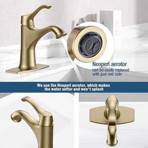 HGN Farmhouse Faucet Gold Finish