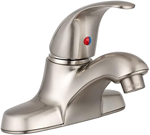 Dura Faucet DF-NML210-SN RV Single-Lever Bathroom Faucet Brushed Satin Nickel