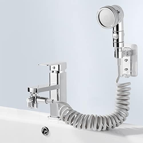 FJYDM Basin Handheld Shower Set 3 Modes Touch On Faucet