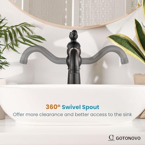 Sturdy Touch-Single Handle Wall-Mounted Bathroom Faucet with Pop-Up Drain