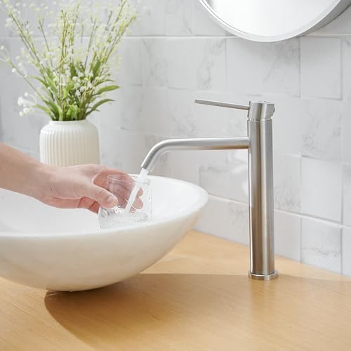 BWE Touch-On Faucet Stainless Steel